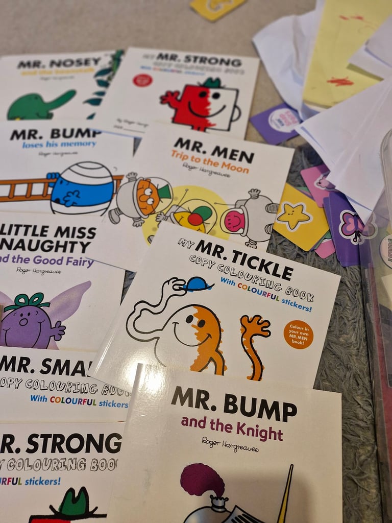 24 little miss and mr books 