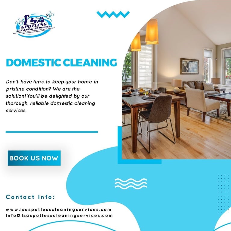 Domestic cleaning, Commercial cleaning, Carpet cleaning and end of tenancy cleaning services
