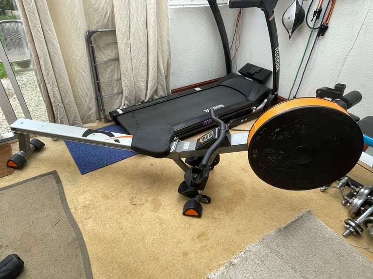 V-FIT TORNADO AIR ROWER ROWING MACHINE