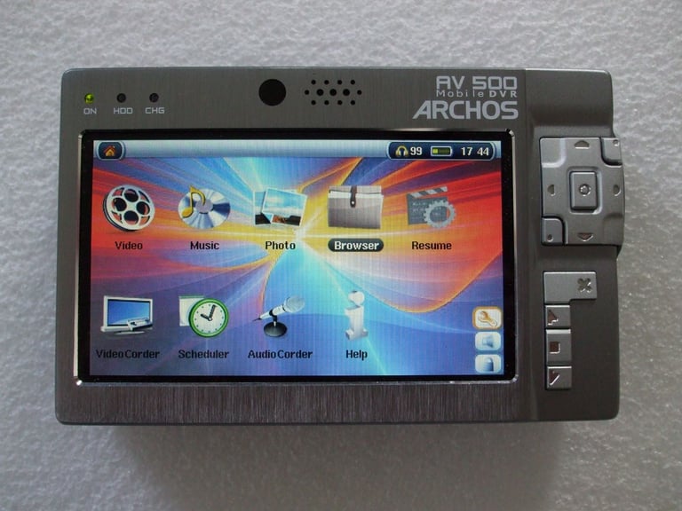 Archos AV 500 Digital Multimedia Player Portable DVR & Accessories - Boxed