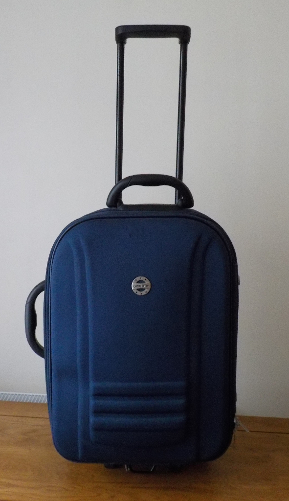 Constellation Small Size Blue Suitcase Trolley Expander Suitcase 