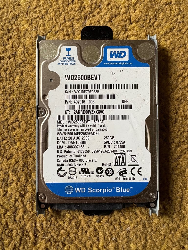 Hard Drives and enclosure