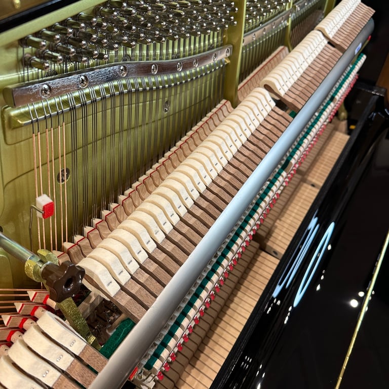 Yamaha YUS3 Upright Piano (2024) Black Polyester | Delivery, Tuning, Stool, Warranty