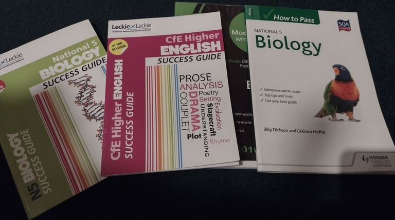 image for NEW TITLES Added Exam Past Papers National 5 Higher  Success Guides see list for titles or Job Lot