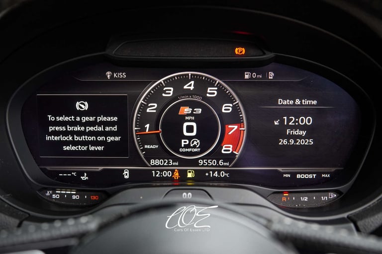 2017 Audi A3 2.0 S3 TFSI Quattro Semi-Auto 4WD 4dr Saloon Petrol Automatic