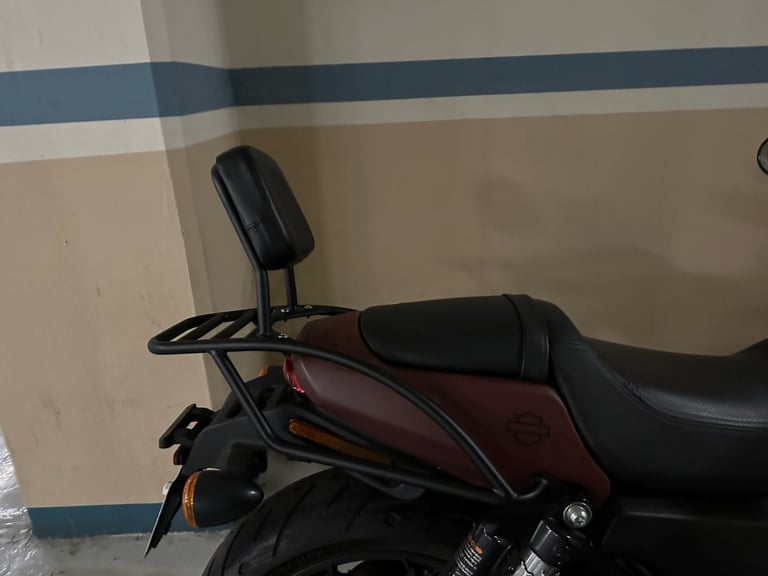 For Harley Davidson XG750A Street Rod 2017-2020 Modified Rear Shelf and Backrest Luggage Rack