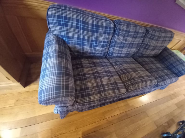 image for Sensible offers considered! Two 3-seater Ikea Ektorp sofas with Ikea removable/washable covers