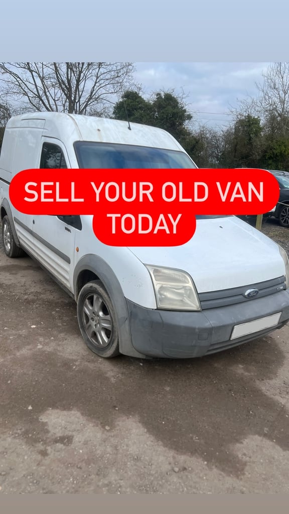 SELL YOUR OLD VAN TODAY