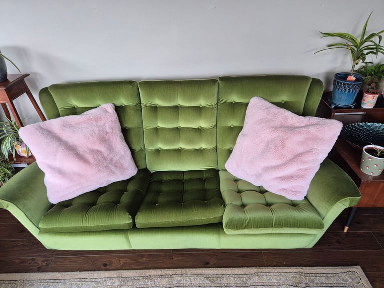image for Two Large Pink Fluffy Cushions