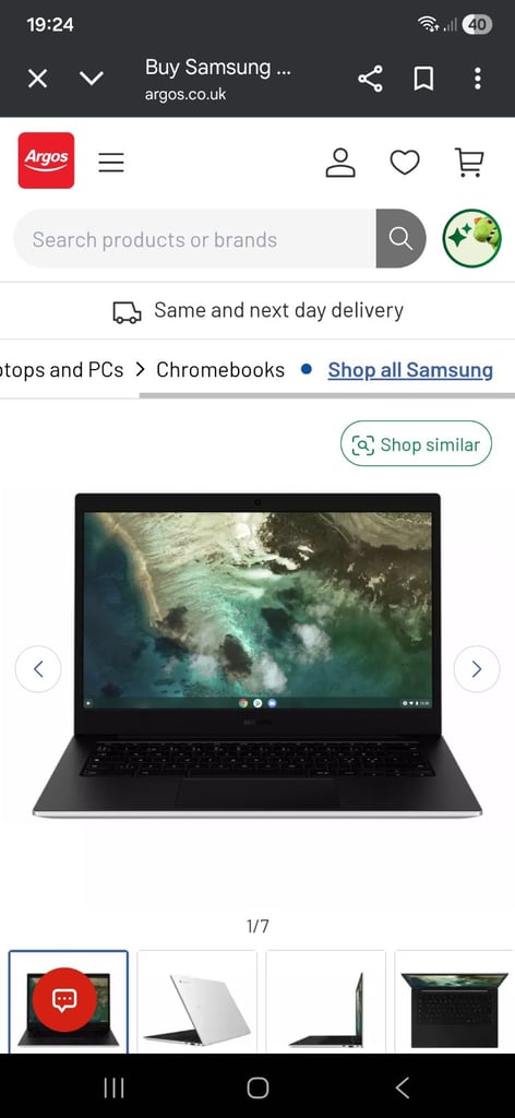 GALAXY CHROMEBOOK GO £200 ono