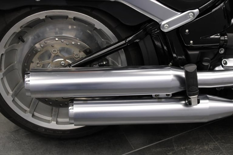 2018 Harley-Davidson FLFBS Softail Fat Boy 114 in Black Tempest