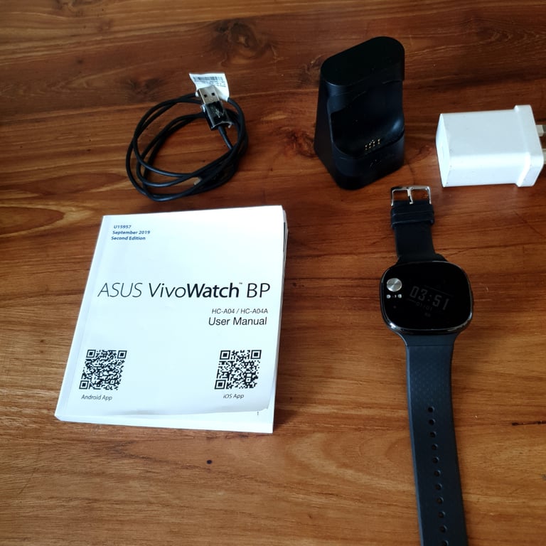 Smartwatch Asus VIVOWATCH BP Ceramic Smartwatch GOOD CONDITION AND FULLY WORKING