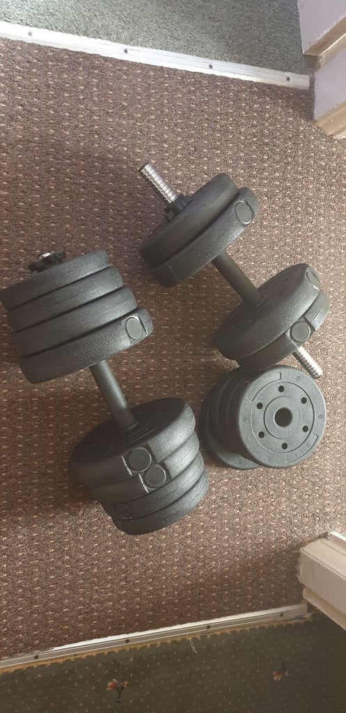 image for A PAIR IF BRADNEW DUMBELLS 