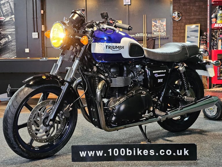 2015/65 TRIUMPH BONNEVILLE NEWCHURCH 865cc EXTRA'S 17,000 MILES