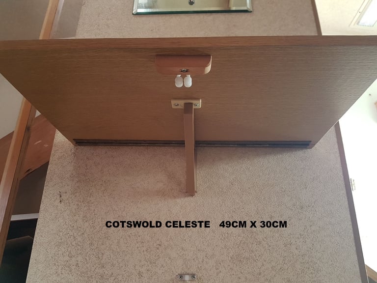 Caravan motorhome camper or boat table - not free standing (attached to the wall)