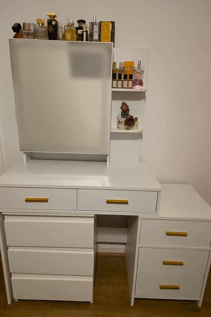 image for Modern Dressing table w/ LED mirror (touch)
