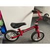 Red chicco bullet balance bike 