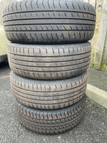 Set of Ford mondeo MK3 steels and tyres 