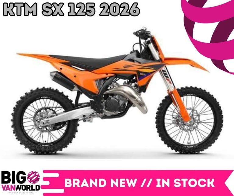 KTM SX 125 2026 - Brand New - Zero Hours - PX Welcome - Nationwide Delivery