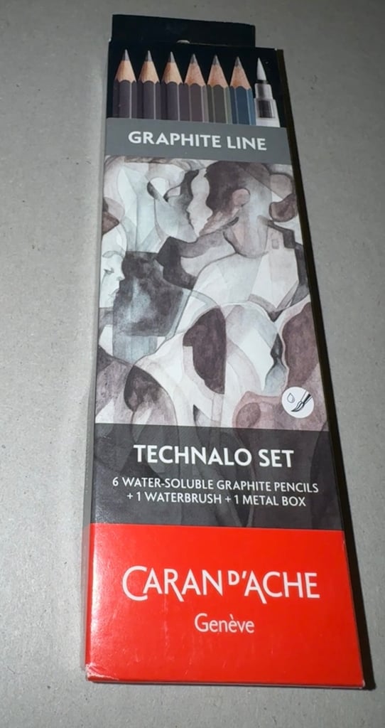 Caran D'Ache Technalo Water-Soluble Graphite Pencil Set
