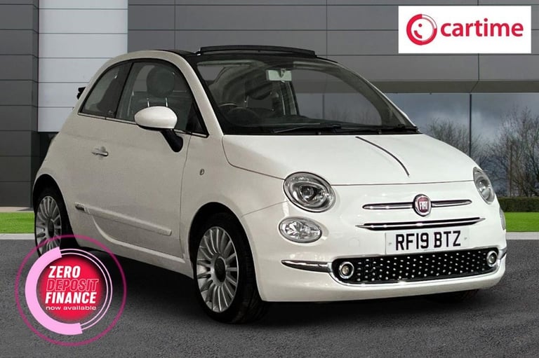 image for 2019 19 FIAT 500C 0.9 TWINAIR LOUNGE CONVERTIBLE 2DR PETROL MANUAL EURO 6 (S/S)