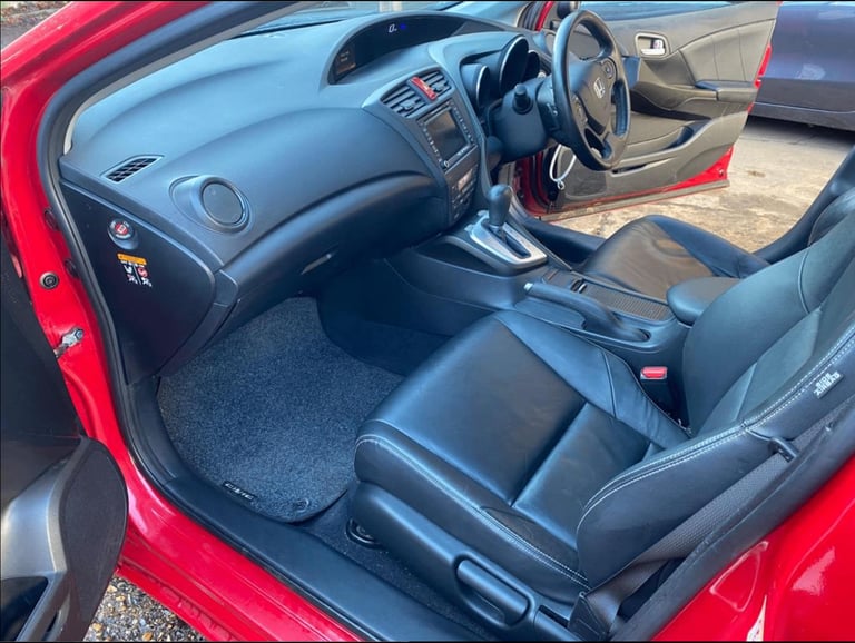 HONDA CIVIC I-VTEC EX 2013 AUTOMATIC Hatchback 5 Door RED PETROL 1798 cc Bargain @£6190