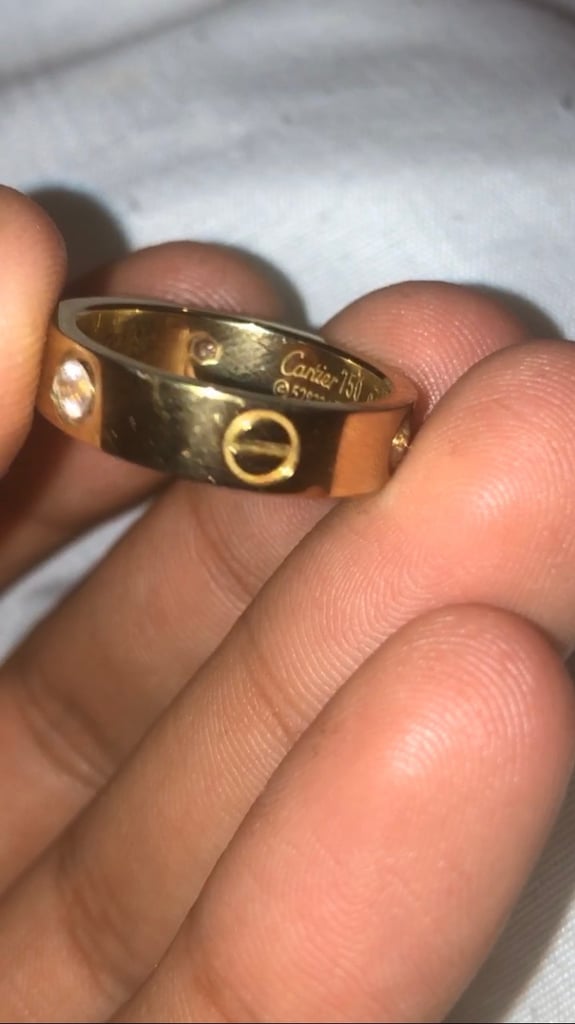 Cartier love ring 