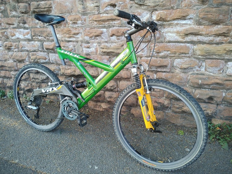 Trek VRX300 26er Large Vintage Retro Mountain Bike Full Suspension Light Weight XT