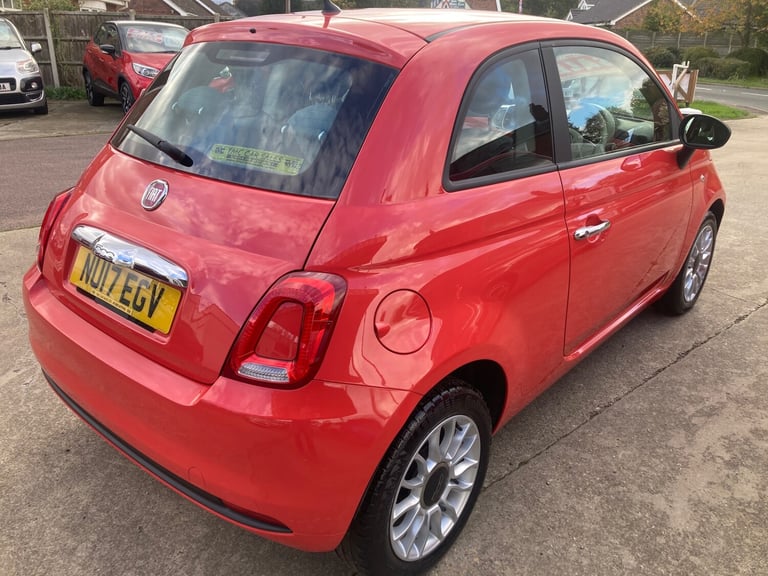 2017 Fiat 500 1.2 Pop Star 3dr £20 TAX HATCHBACK Petrol Manual