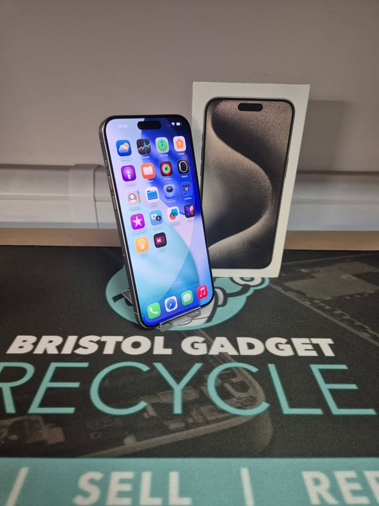 image for MINT! Apple iPhone 15 Pro Max 256 Natural Titanium Unlocked Boxed + 6 Months Warranty