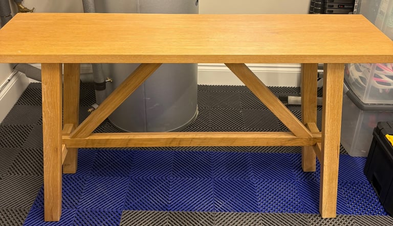 image for Oak console table