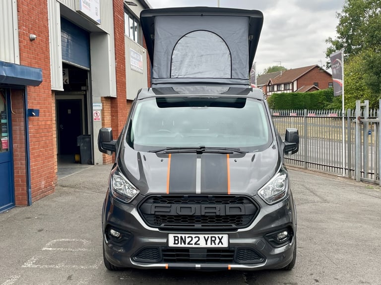 2022 Ford Transit Custom 2.0 EcoBlue 185ps Low Roof Sport Auto Camper with Pop Top PANEL VAN Dies...