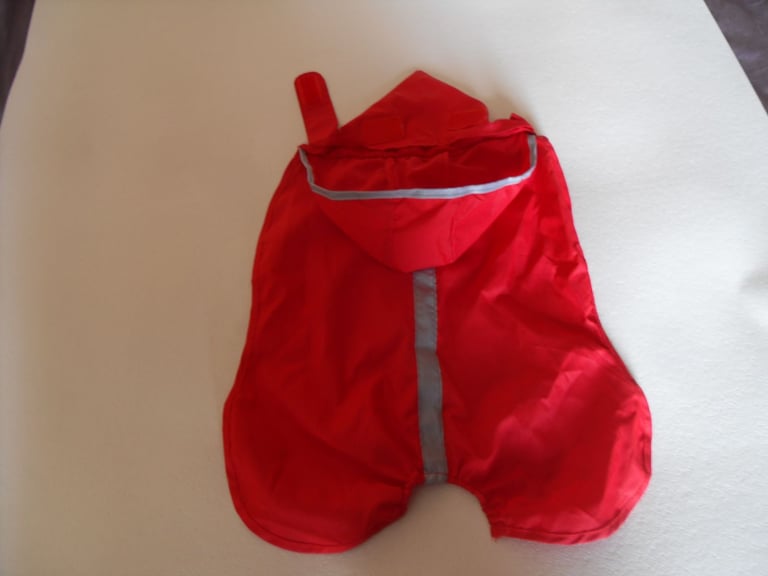 Brand New, M&S Bright, Cute Hooded Showerproof Dog Jacket - just £5