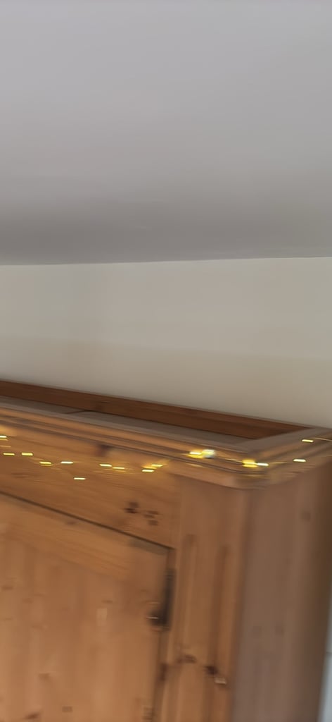 SOLD: Large Double Pine Wardrobe with drawers