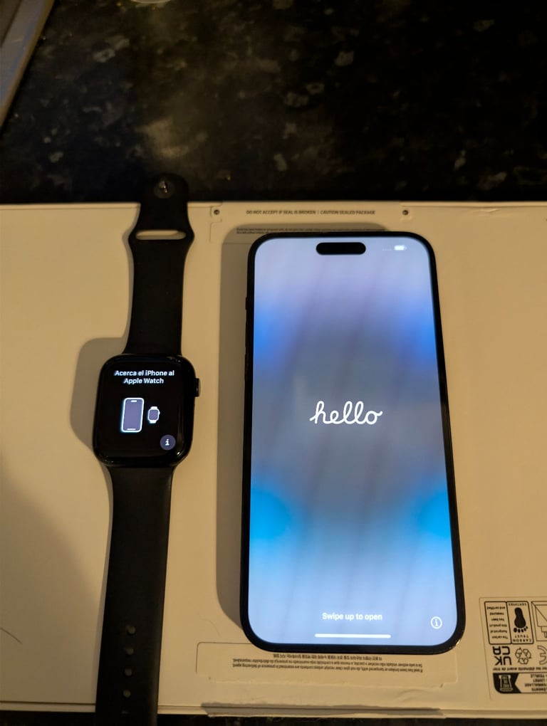 Apple 14 pro max and Apple watch 8 45mm