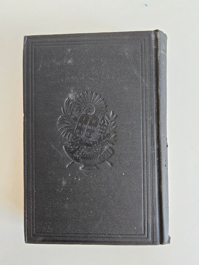 image for 1914 Antique Rare Holy Bible Translated Into Yiddish Pentateuch/Torah 5 Books Old Testament