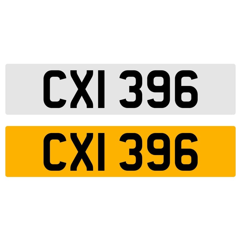 image for CXI 396 NUMBER PLATE REGISTRATION NUMBERPLATE REGISTRATION CHERISHED DATELESS NORTHERN IRISH NI