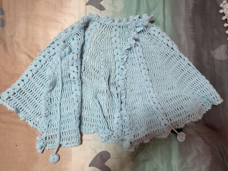 image for Beautiful handmade blue jacket