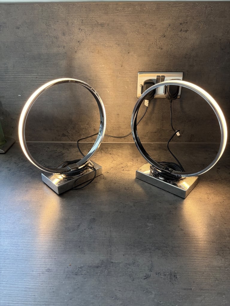 image for 2 LED Halo lamps