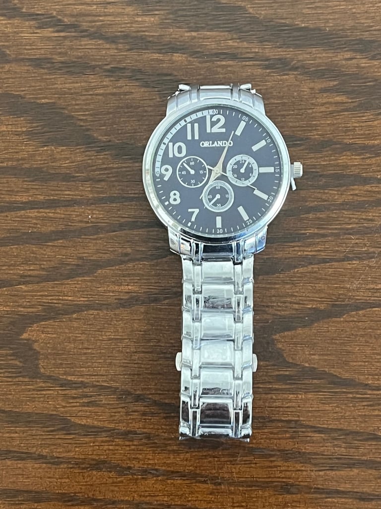 Brand New Silver Coloured Orlando No. 38.5 Wrist Watch