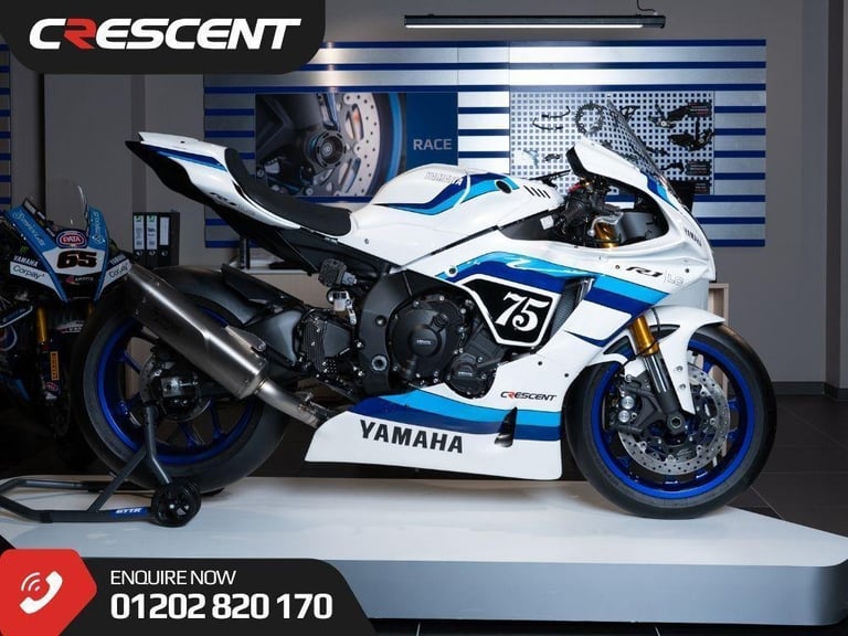 image for YAMAHA R1 GYTR - CRESCENT 75TH ANNIVERSARY EDITION - CALL OUR GYTR PRO SHOP NOW