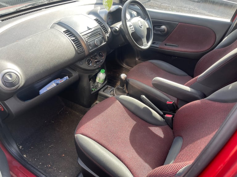 09 Nissan Note 1.6 Petrol HR16DE 5Speed RED BREAKING parts