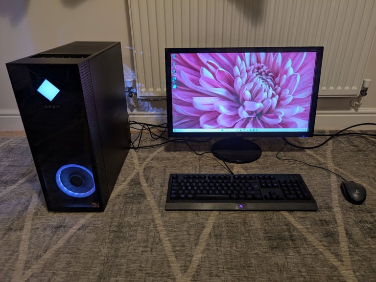 image for HP Ryzen 7 5700G RTX 2060 GB Win 11 Gaming PC