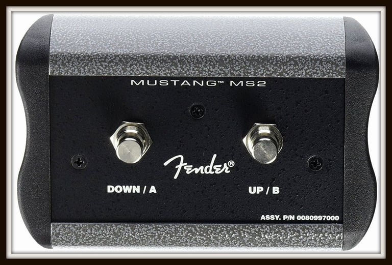 FENDER FOOTSWITCH MS2 - MUSTANG III IV & V AMPS