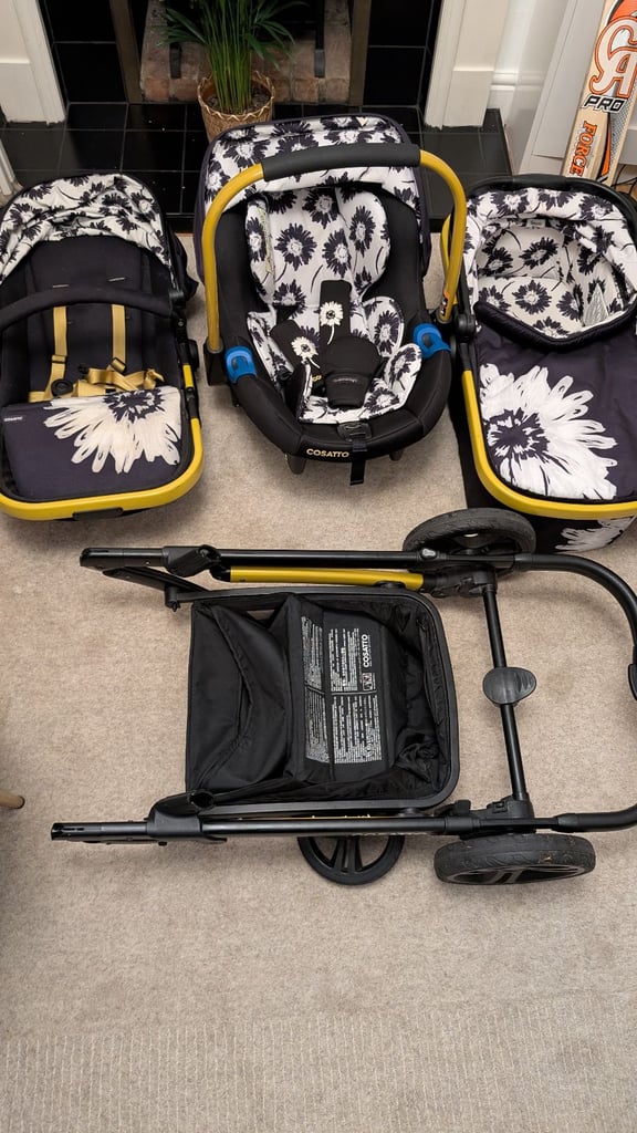 Cosatto Wow Pram and 3 in 1 Travel System
