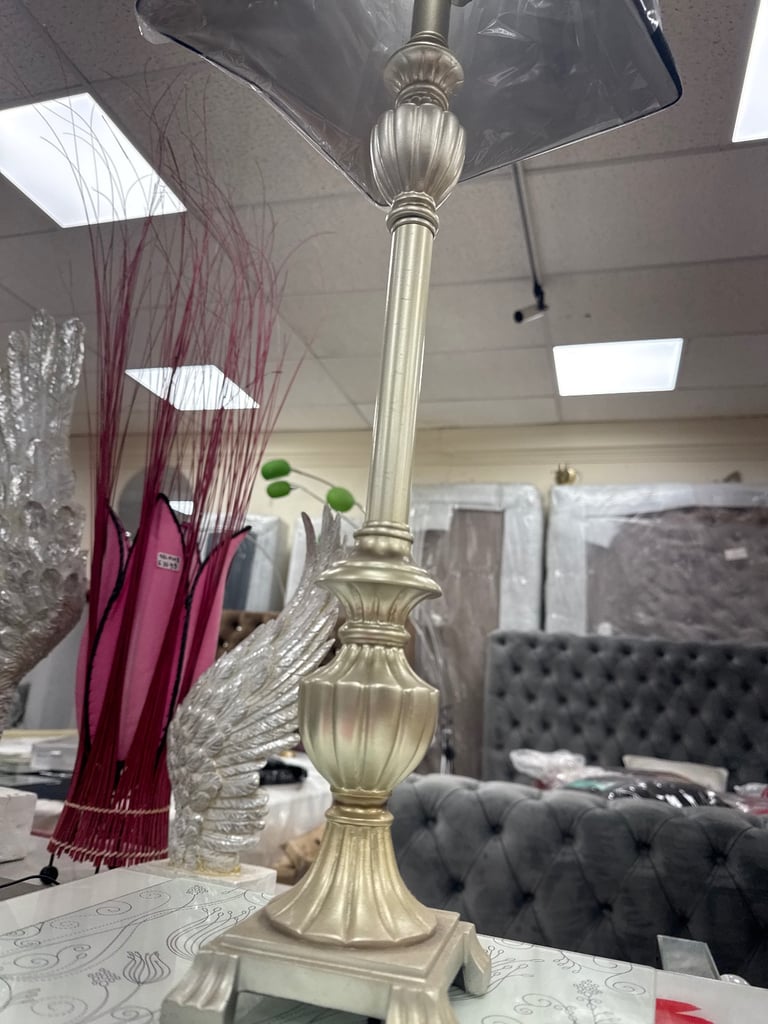 Large metallic table Lamp