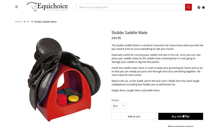 Stubbs saddle mate / chicken poultry palace. 