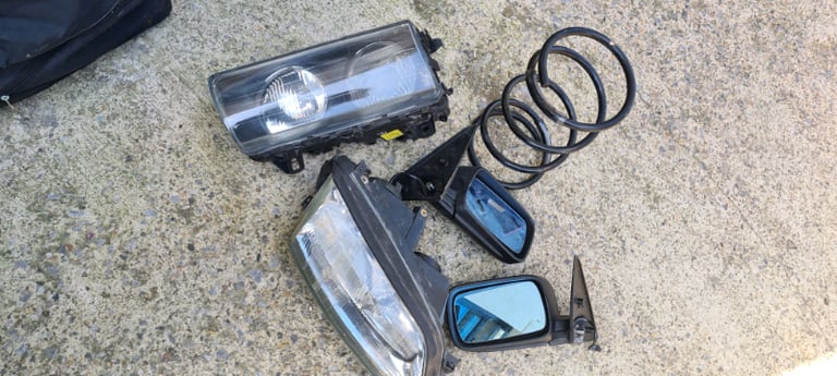 Job lot used car parts headlights wing mirrors 