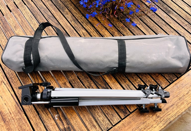 Mid Century Camera Tripod. Lightweight & Unused 