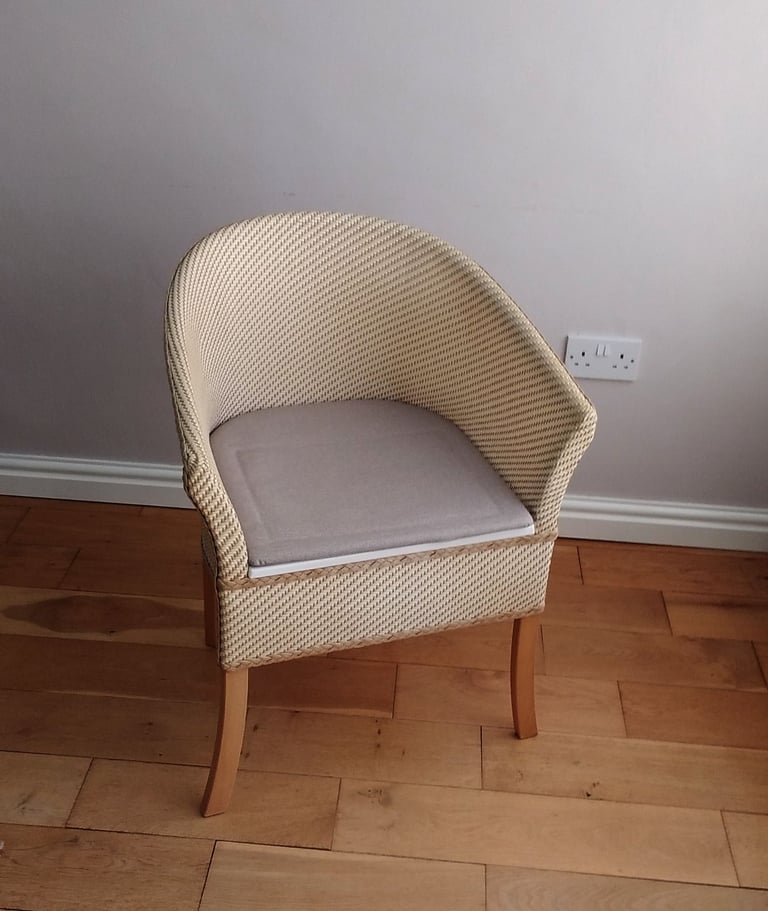 image for Basketweave commode chair